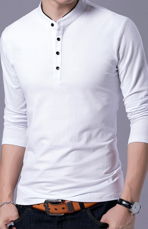 Solid Long Sleeve Large Men’s T-Shirt