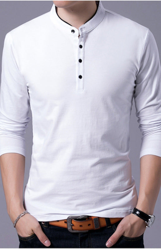 Solid Long Sleeve Large Men’s T-Shirt