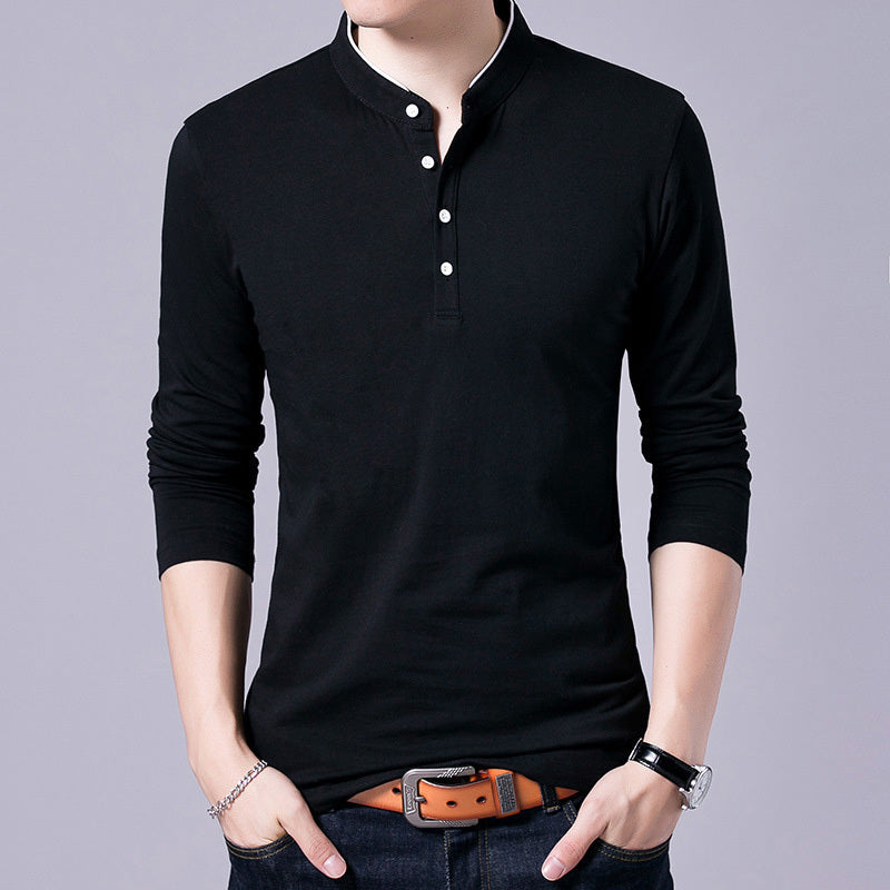 Solid Long Sleeve Large Men’s T-Shirt