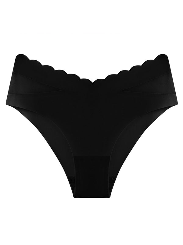 Spring-Summer Women’s Knit Self Design Lace Panties