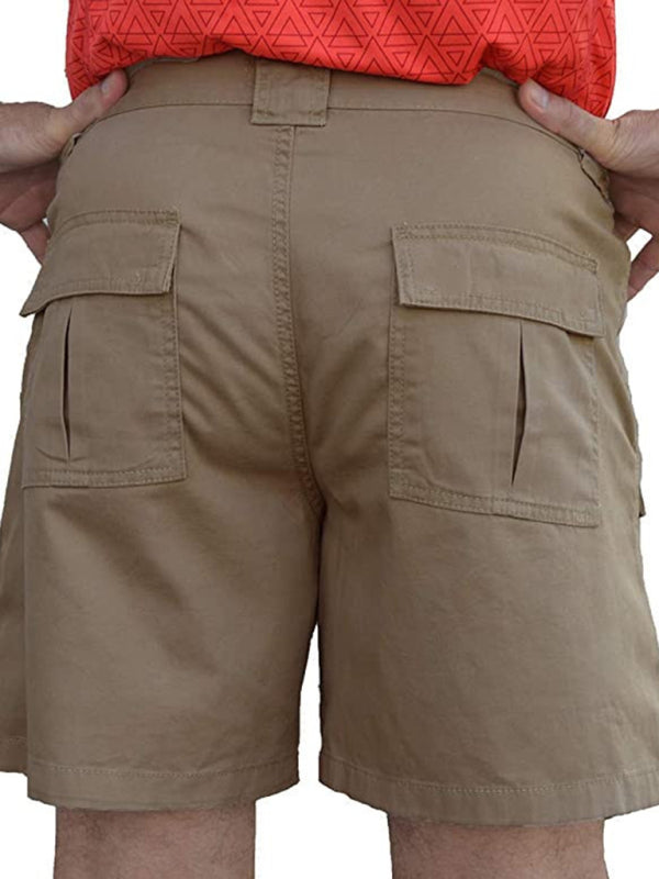 Summer Men’s Casual Multi Pocket Cargo Shorts Loose Outdoor Shorts