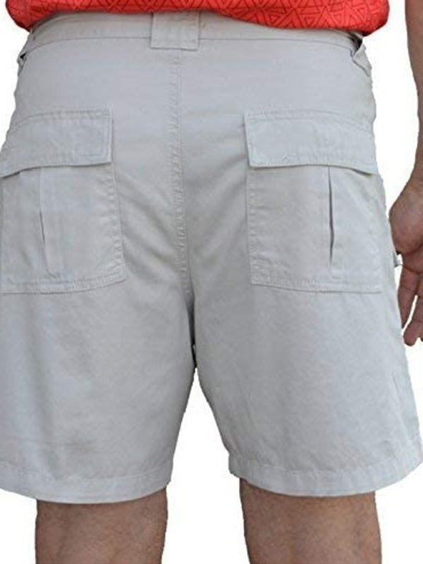 Summer Men’s Casual Multi Pocket Cargo Shorts Loose Outdoor Shorts