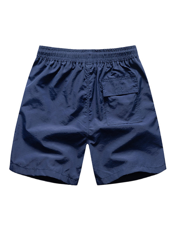 Summer quick-drying shorts men’s quarter pants loose beach pants
