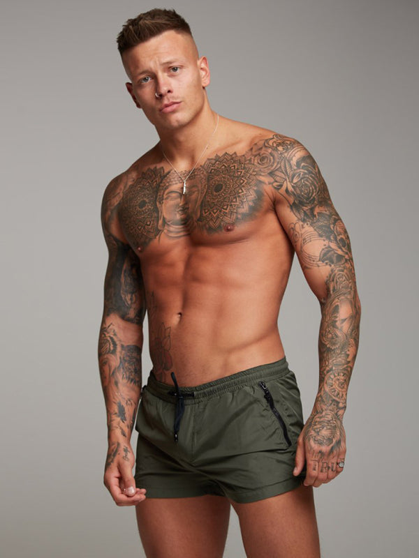 Sweatpants Fitness Running Shorts Men’s Short Pants - Green / M