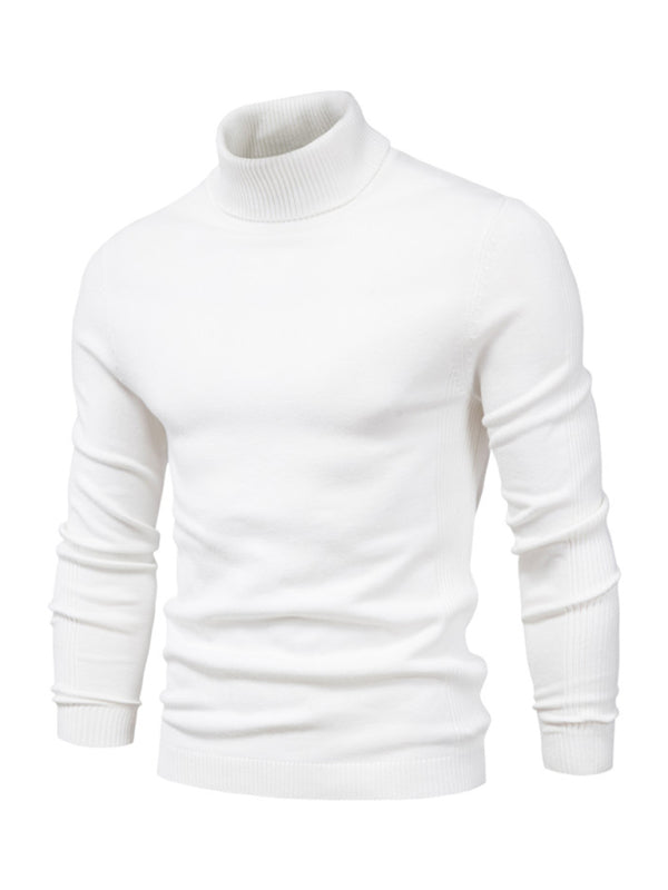 Turtleneck Men’s Pullover Sweater Casual Knitwear