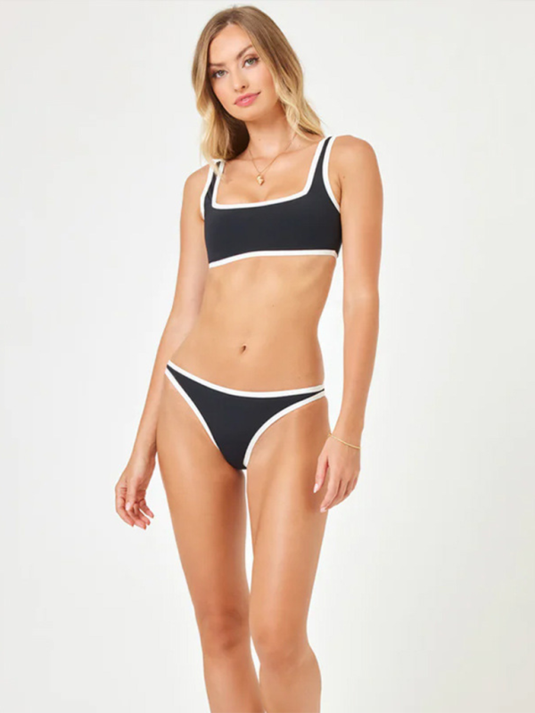 Women’s bikini sexy black and white swimsuit bikinis