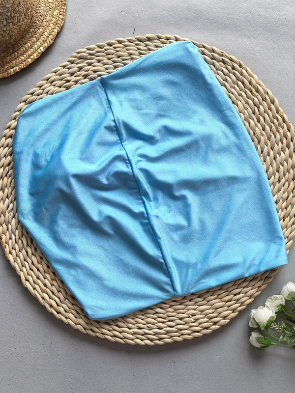 Women’s bikini solid color two piece set