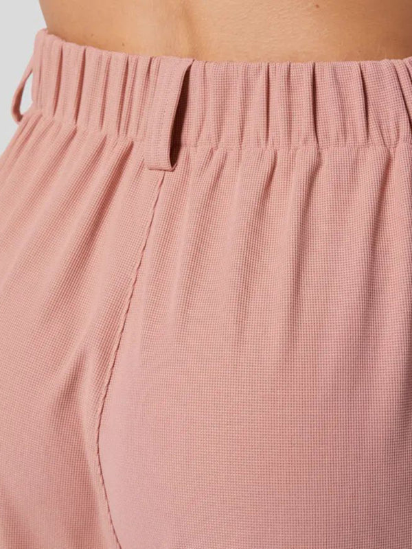 Women’s Casual Loose Wide Leg Pocket High Waist Women’s Pants