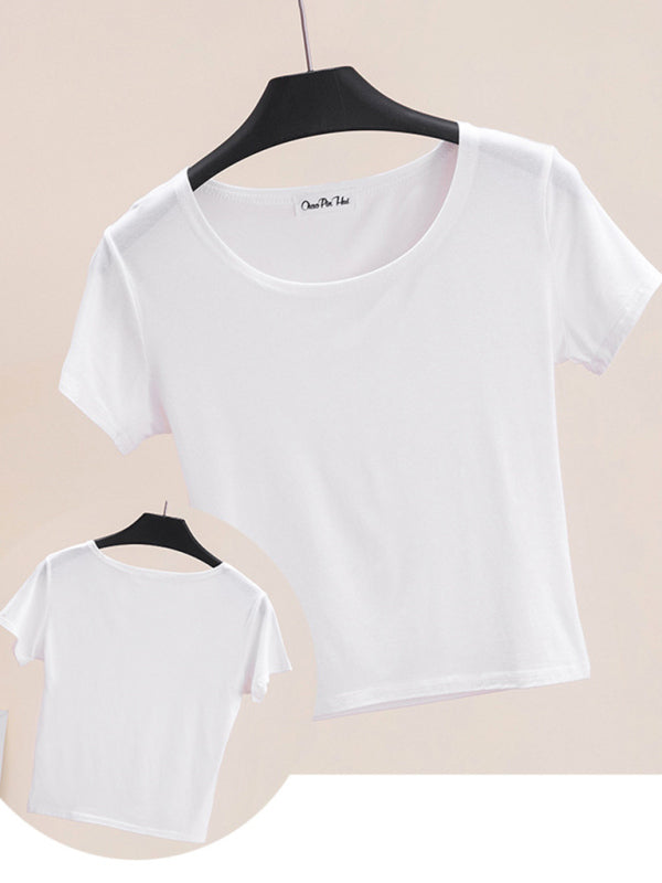 Women’s Crew Neck Short Sleeves Tops