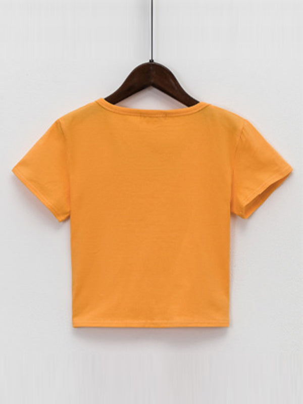 Women’s Crew Neck Short Sleeves Tops