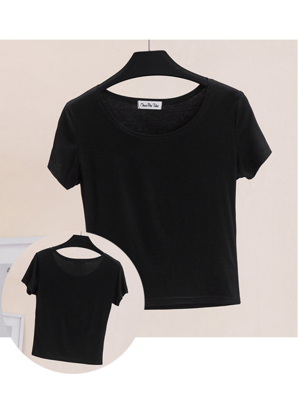 Women’s Crew Neck Short Sleeves Tops