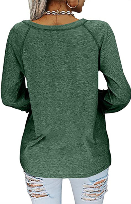 Women’s Fashion Casual V Neck Lace Top