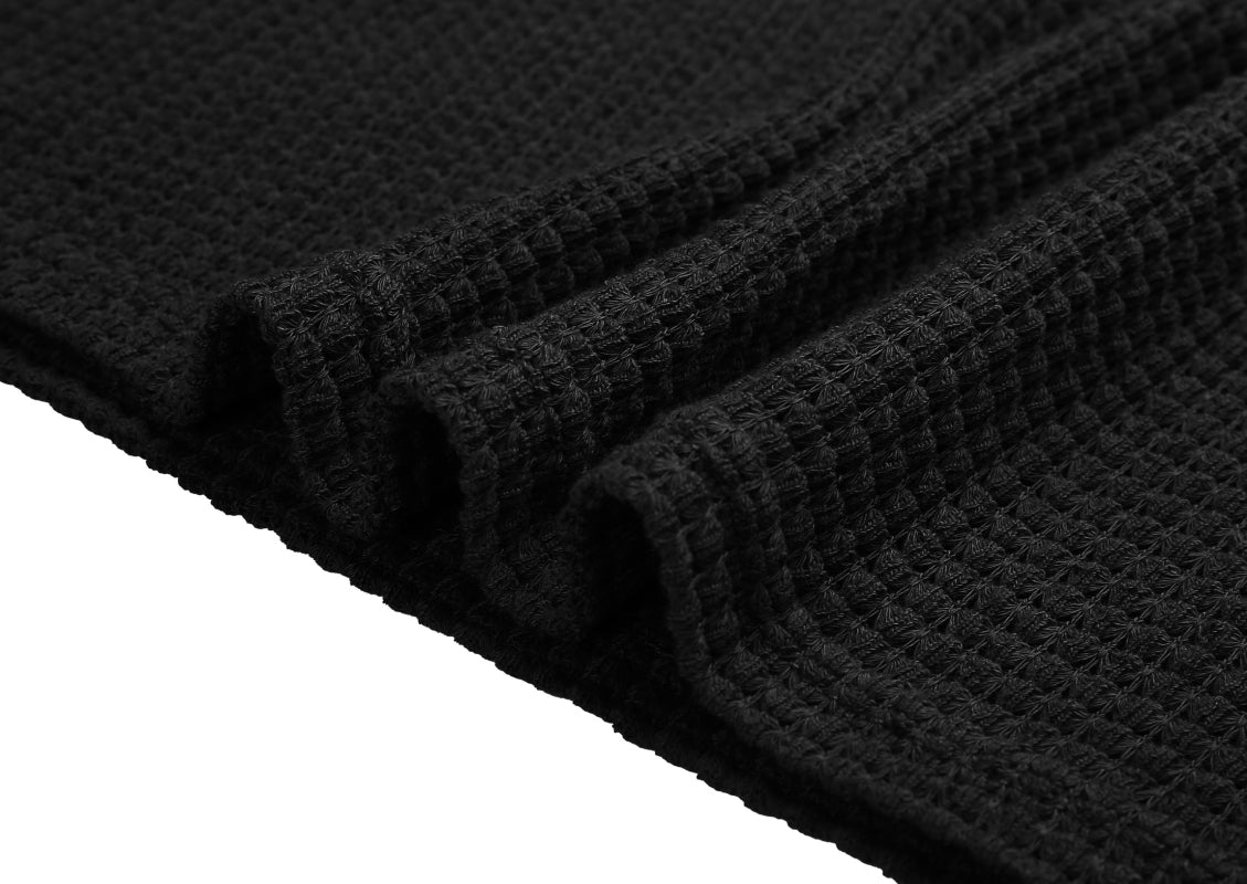 Women’s Fashion Casual Waffle Panel Top