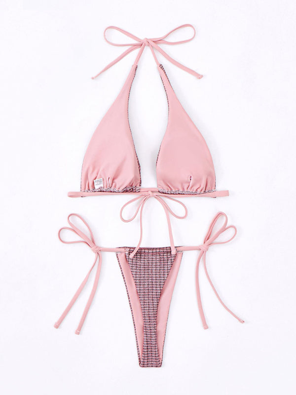 Women’s Fashion Lurex Glitter Bikini