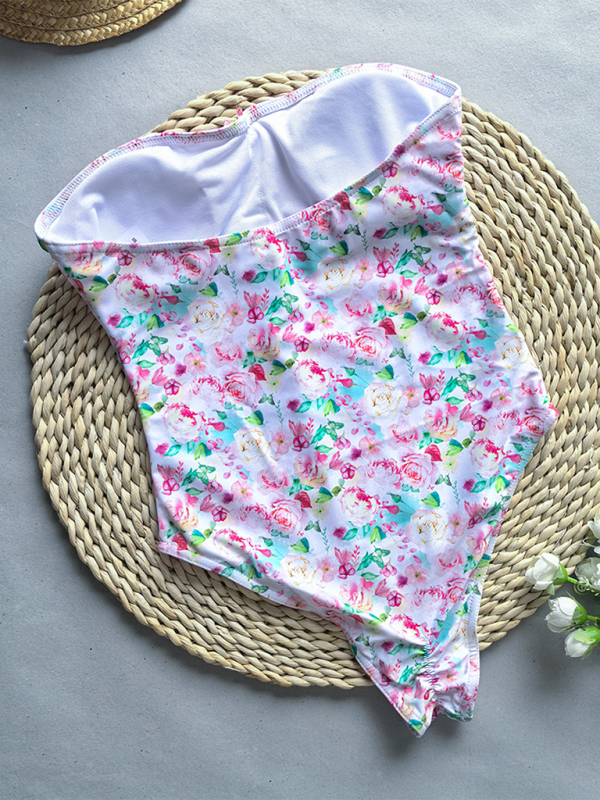 Women’s Fashion Sexy Bandeau One-Piece Swimsuit