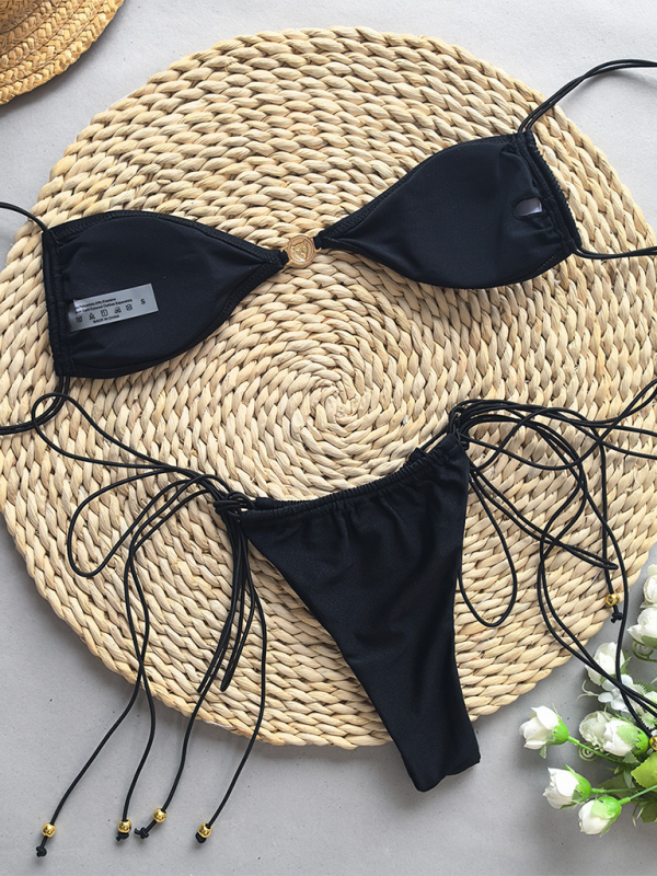 Women’s Fashion Sexy Lace-up Two-Piece Swimsuit