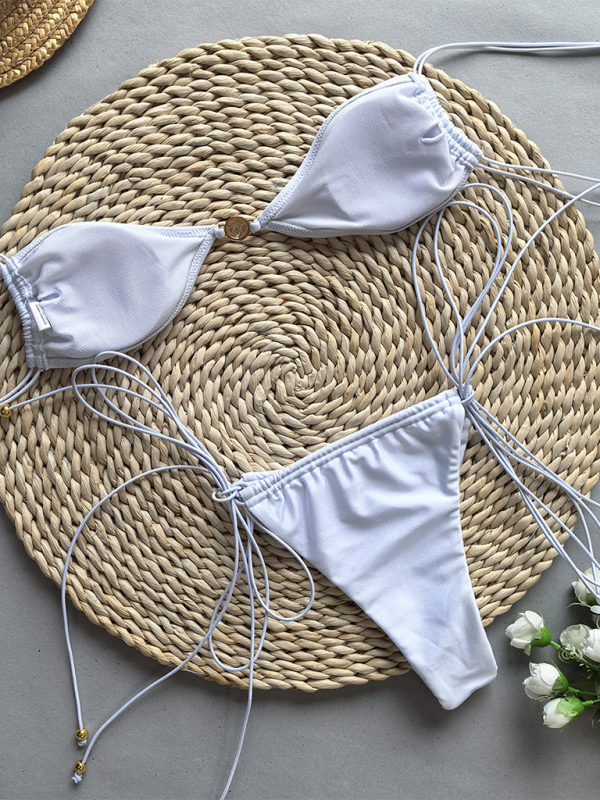 Women’s Fashion Sexy Lace-up Two-Piece Swimsuit