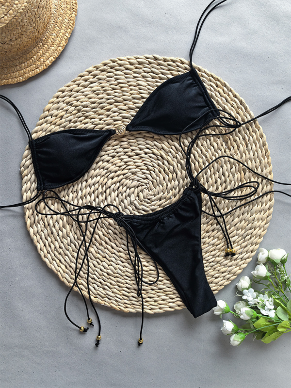 Women’s Fashion Sexy Lace-up Two-Piece Swimsuit