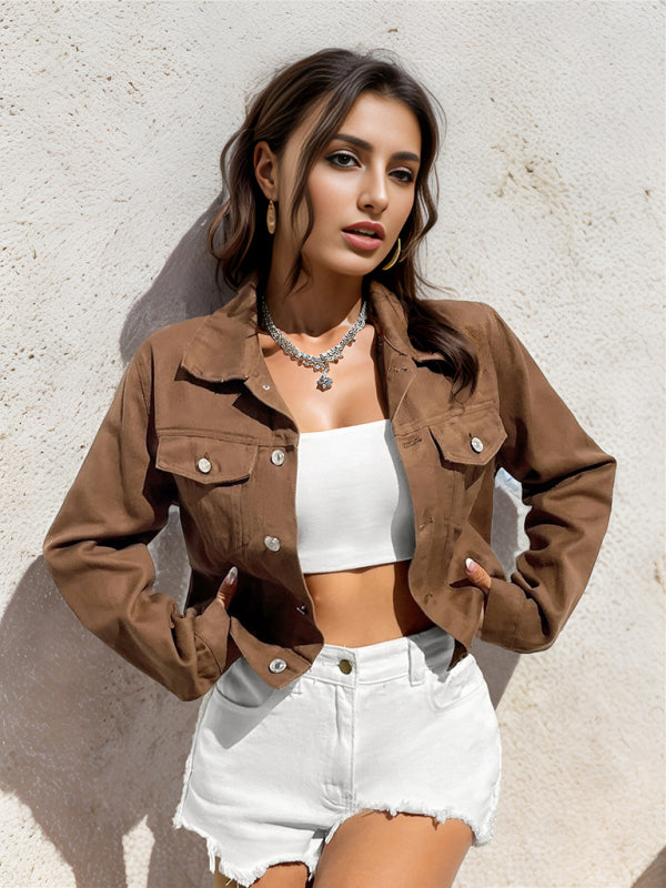 Women’s new casual denim short jacket