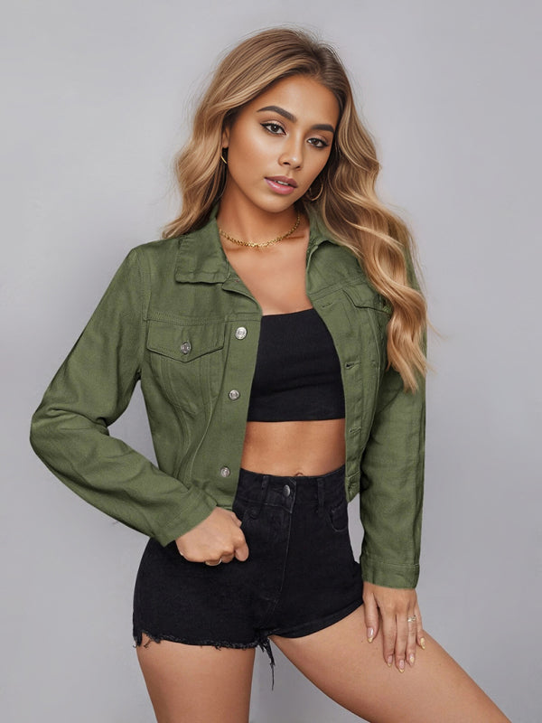Women’s new casual denim short jacket