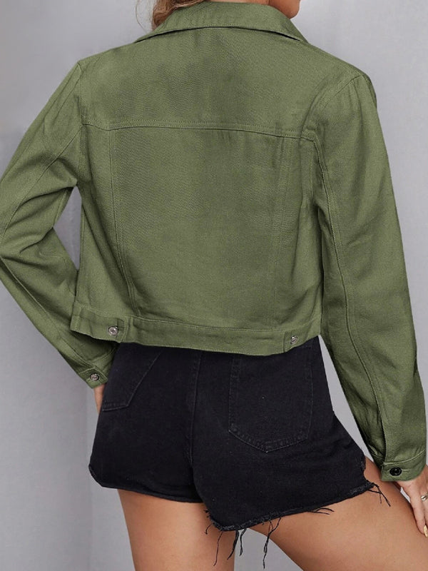 Women’s new casual denim short jacket