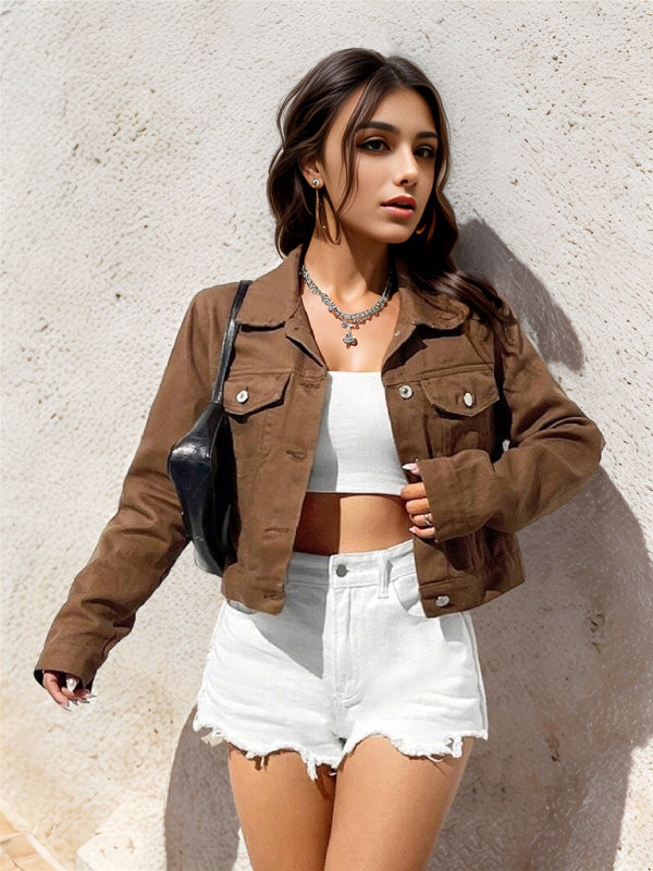 Women’s new casual denim short jacket