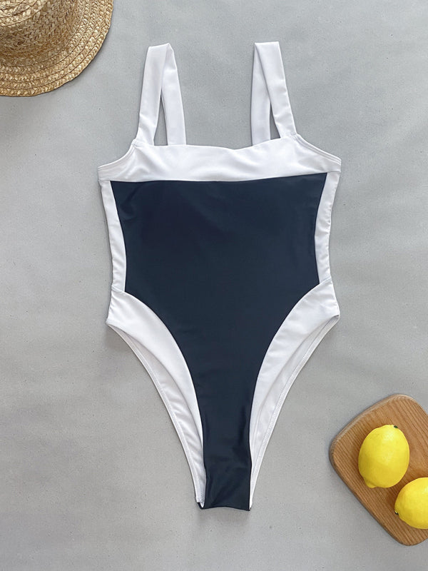 Women’s New Elegant Color Block Swimsuit