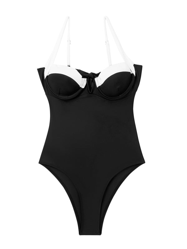 Women’s New One-piece Swimsuit Slim High Stretch Swimsuit