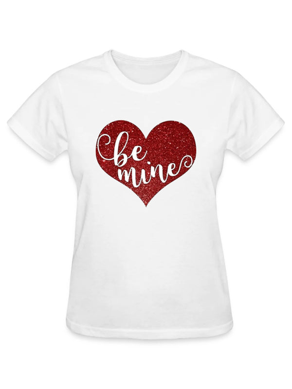 Women’s new slim fit short sexy hottie Valentine’s Day T-shirt