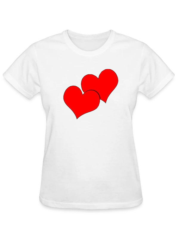 Women’s new slim fit short sexy hottie Valentine’s Day T-shirt