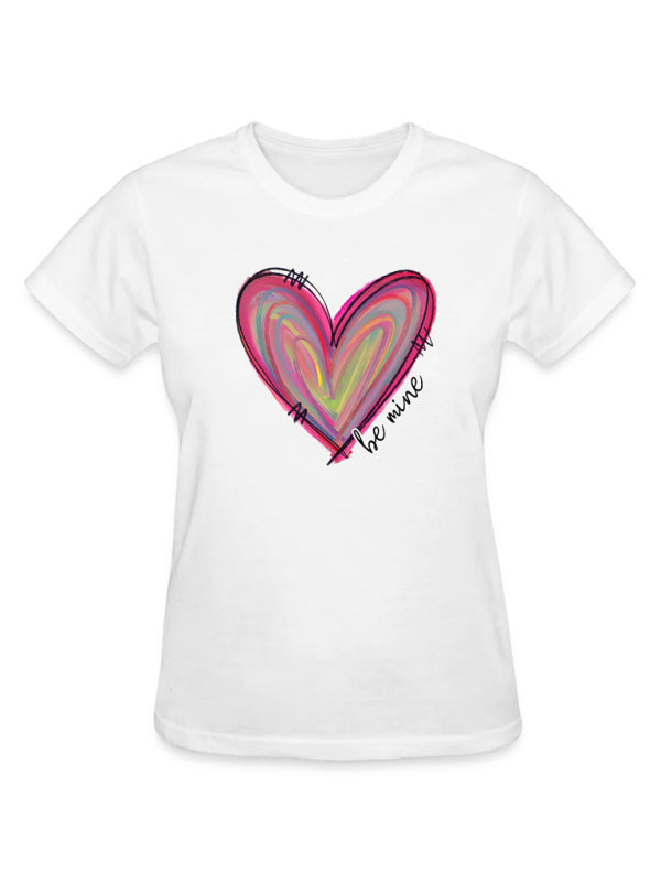 Women’s new slim fit short sexy hottie Valentine’s Day T-shirt