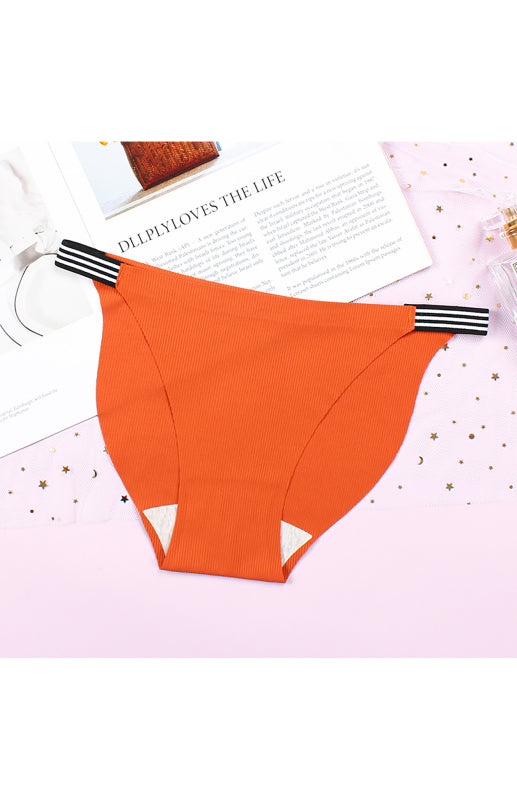 Women’s Seamless Breathable Panties - Orange / S