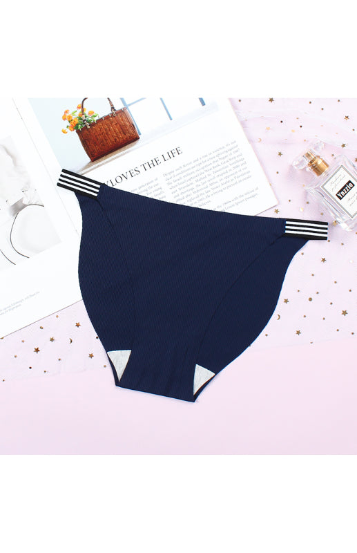 Women’s Seamless Breathable Panties - Purplish blue navy / S