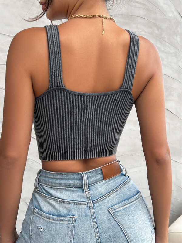 Women’s solid color sports casual camisole