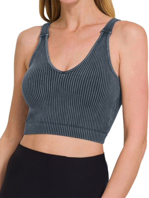 Women’s solid color sports casual camisole