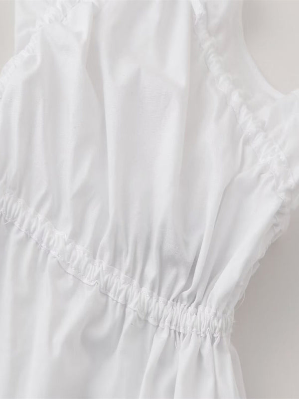 Women’s street fashion bow camisole top