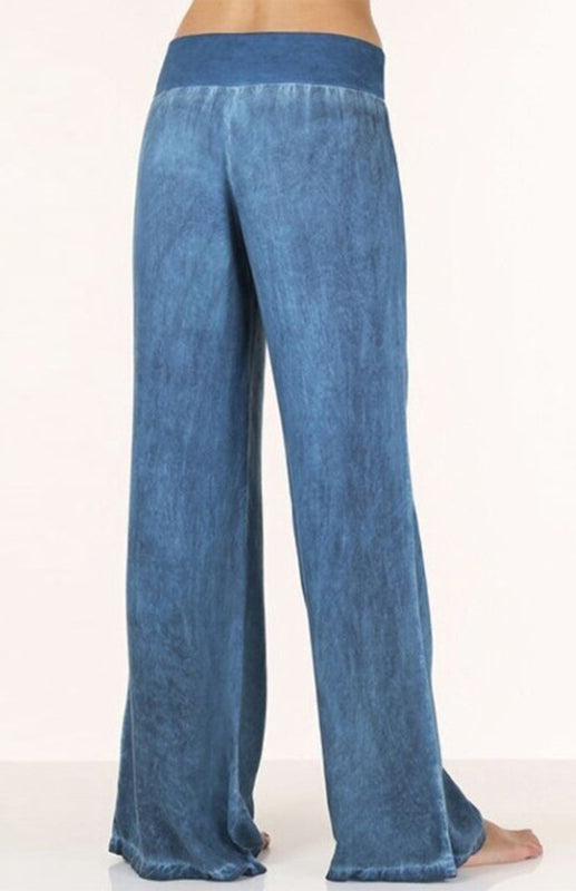 Women’s Thin Denim Wide-Legged Pants Pants
