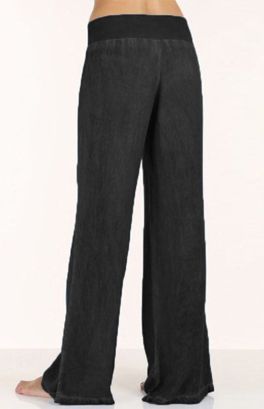 Women’s Thin Denim Wide-Legged Pants Pants