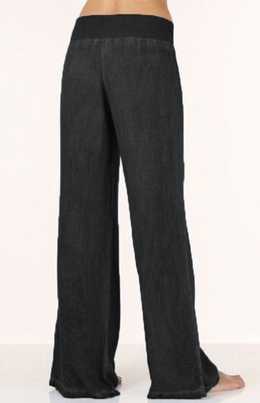 Women’s Thin Denim Wide-Legged Pants Pants
