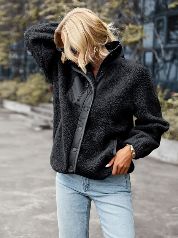 Women's Zipper Long -Sleeved Wild Leisure Jacket - Closther