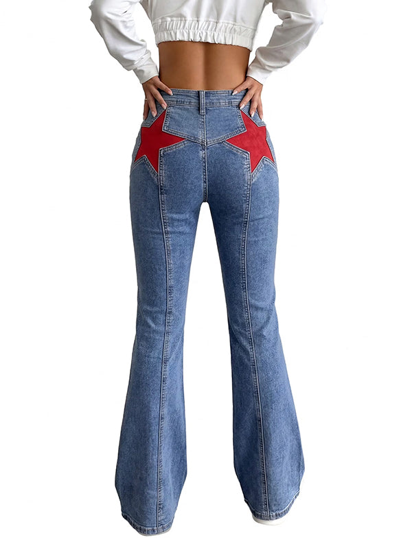 Women's Y2K High Waist Flare Jeans