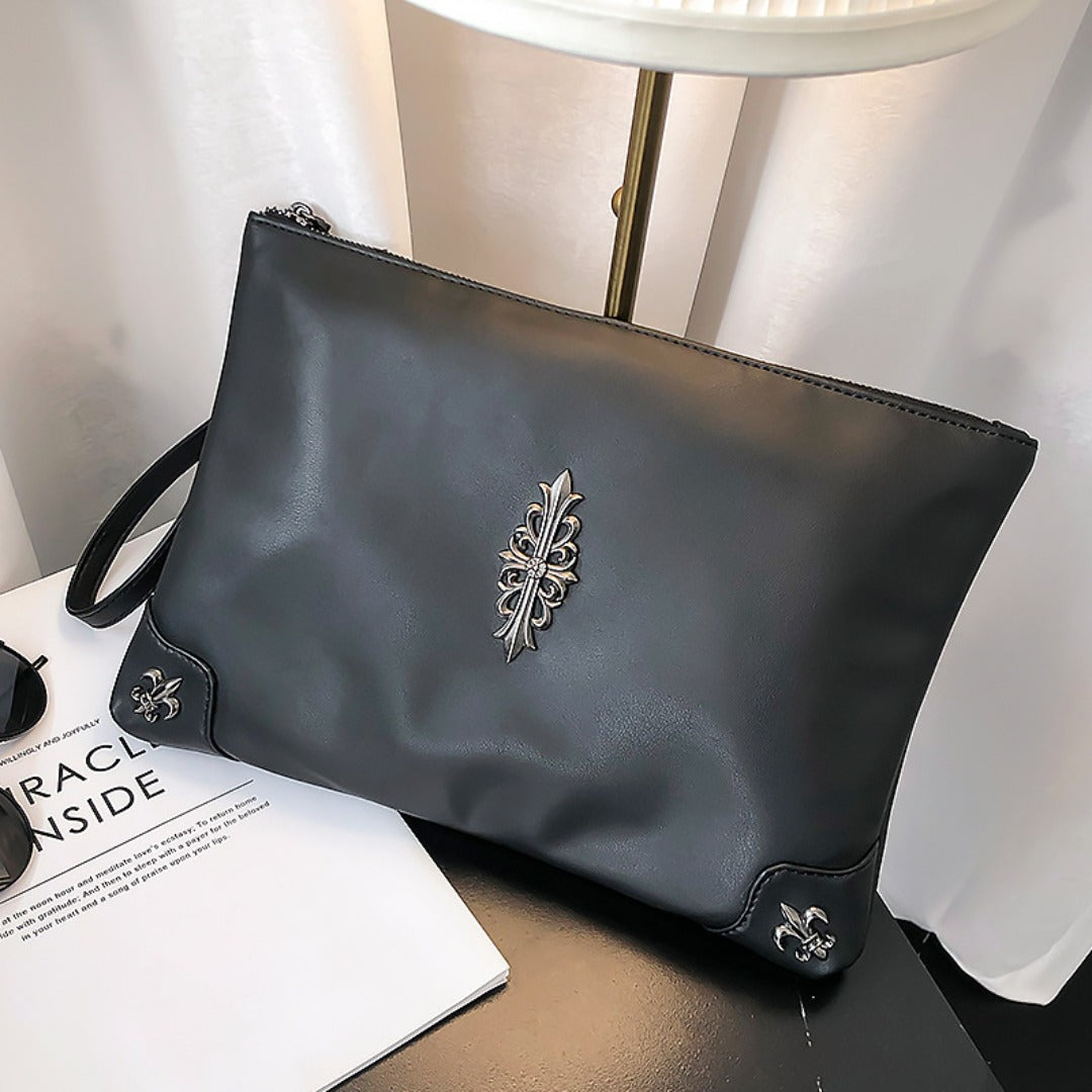 Men's stylish fashion evening clutch bags rivet messenger bags iPad wrist bags, wristlet purses, Wristlet bag,