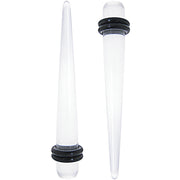 2G Clear UV Acrylic Straight Taper Set