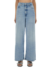 Ganni Women Jeans Baggy