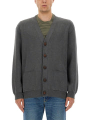 Golden Goose Men Logo Lapel Cardigan