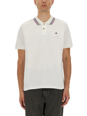 Vivienne Westwood Men Classic Cotton Pique Polo Shirt