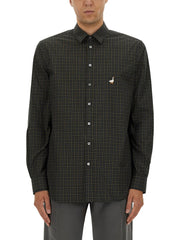 Moschino Men Shirt With Goose Embroidery
