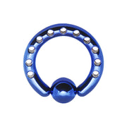 8G INDUSTRIAL PUNCHED Electric Blue TITANIUM BCR