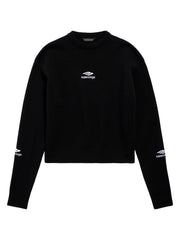 Balenciaga Women Wool Knitted Ski Crewneck