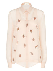 Fendi Women Silk Georgette Top